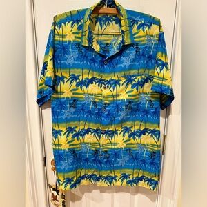 Tropical themed button down